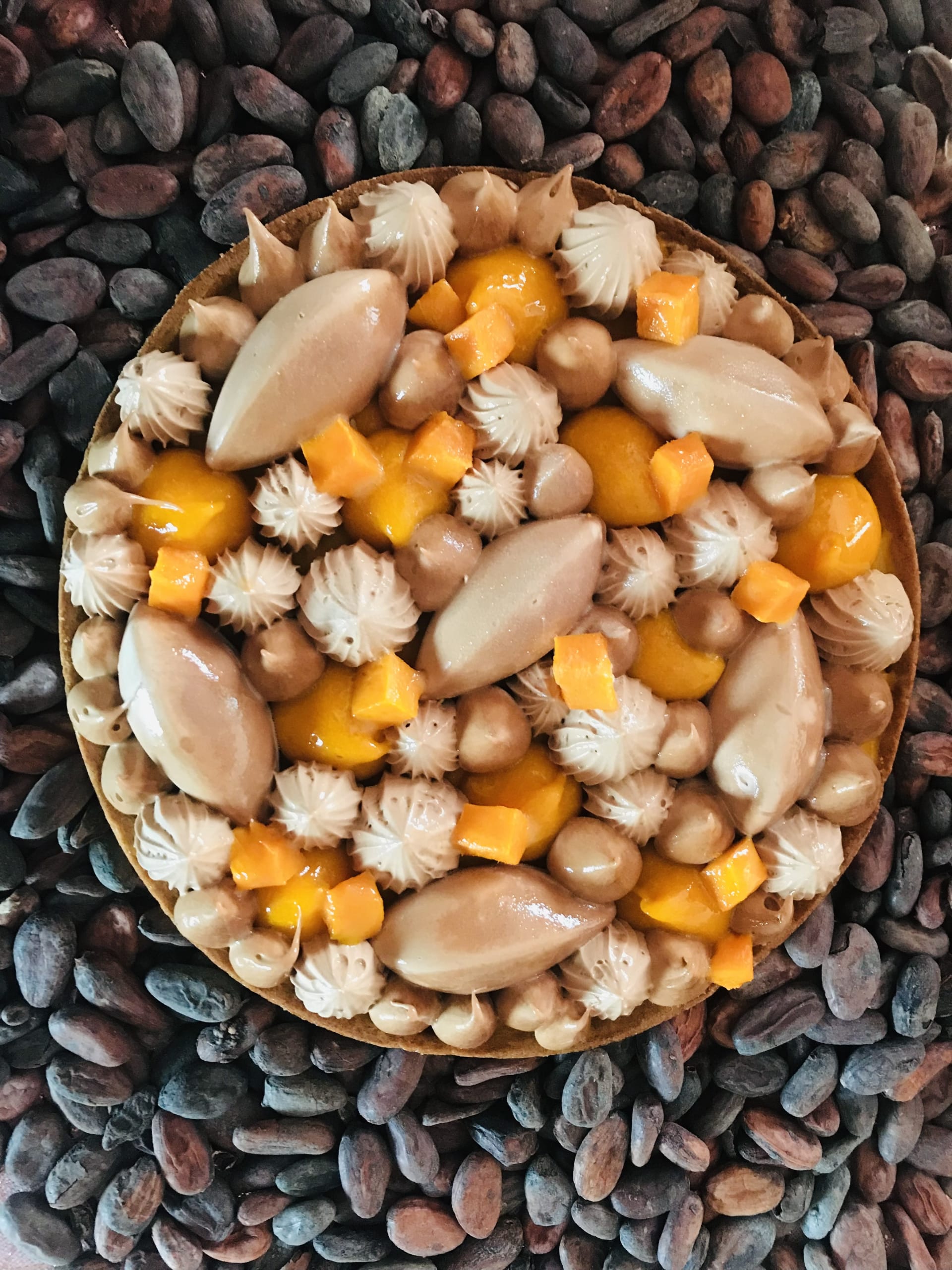 "Tarte aux trois saveurs", par Mathieu-Déborah ​​​​​​​Prodhomme, Boulangerie aux Saveurs d'Antan